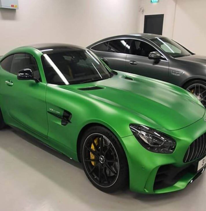 Green Sports Car